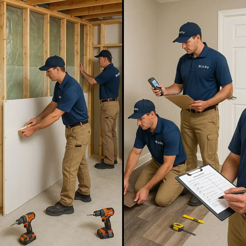 Repairs and Reconstruction process in Walnut Grove, WA